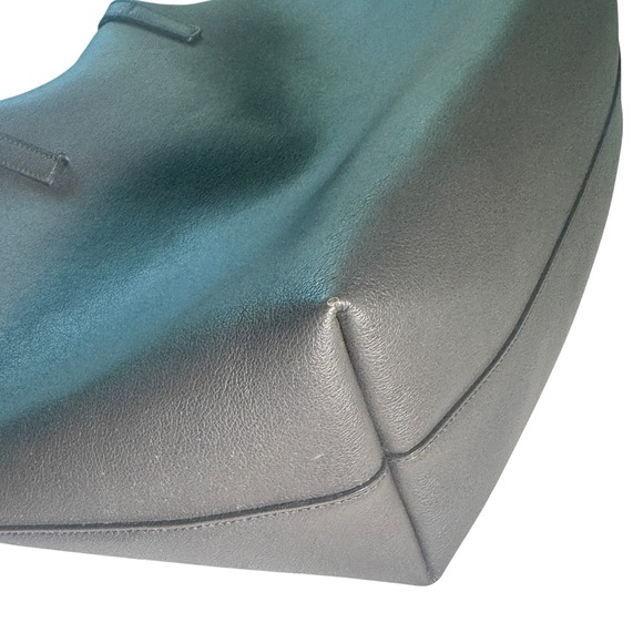 SAINT LAURENT East/West Shopping Tote Bag | YSL Gray Leather | AUTHENTICATED - Picture 12 of 16